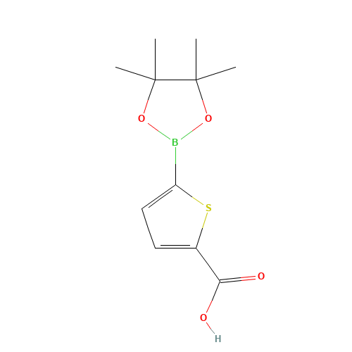 5-(4,4,5,5-tetramethyl-1,3,2-dioxaborolan-2-yl)thiophene-2-carboxylic acid (CAS: 779335-05-6) - Related Chemical Product