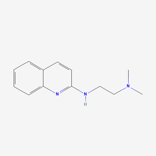 N',N'-dimethyl-N-quinolin-2-ylethane-1,2-diamine (CAS: 75308-36-0) - Chemical Structure and Molecular Formula 