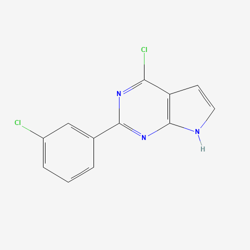 4-chloro-2-(3-chlorophenyl)-7H-pyrrolo[2,3-d]pyrimidine (CAS: 343632-99-5) - Related Chemical Product