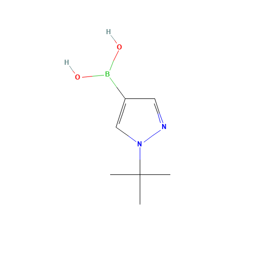 (1-tert-butylpyrazol-4-yl)boronic acid (CAS: 1416785-99-3) - Related Chemical Product