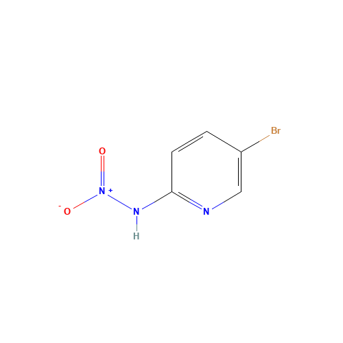 N-(5-bromopyridin-2-yl)nitramide (CAS: 33245-29-3) - Chemical Structure and Molecular Formula 
