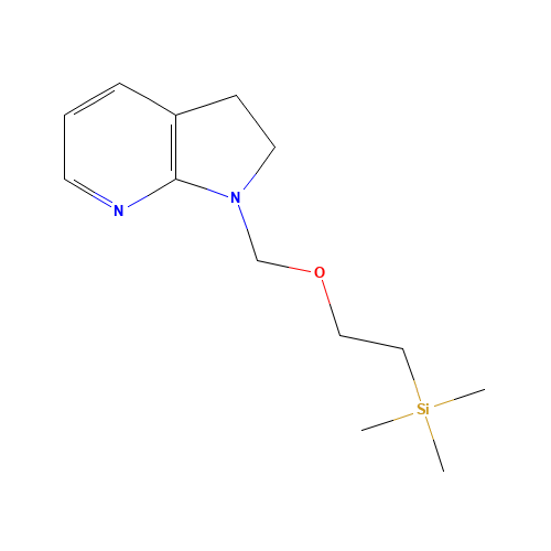 2-(2,3-dihydropyrrolo[2,3-b]pyridin-1-ylmethoxy)ethyl-trimethylsilane (CAS: 939384-54-0) - Related Chemical Product