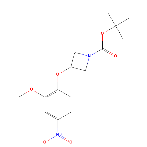 tert-butyl 3-(2-methoxy-4-nitrophenoxy)azetidine-1-carboxylate (CAS: 960401-34-7) - Related Chemical Product