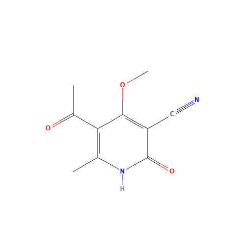 5-acetyl-4-methoxy-6-methyl-2-oxo-1H-pyridine-3-carbonitrile (CAS: 101370-18-7) - Related Chemical Product