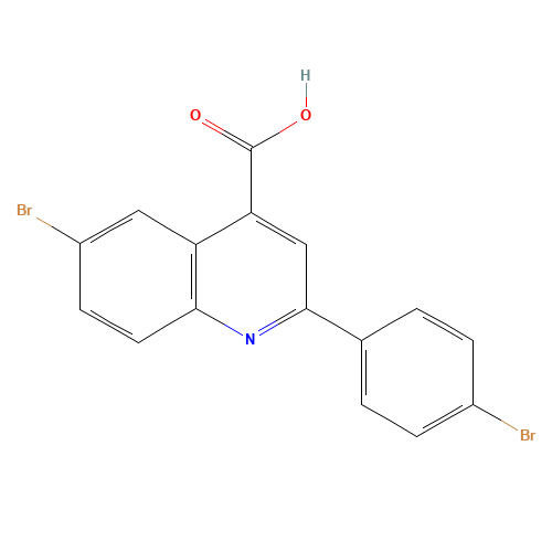6-bromo-2-(4-bromophenyl)quinoline-4-carboxylic acid (CAS: 342017-95-2) - Related Chemical Product