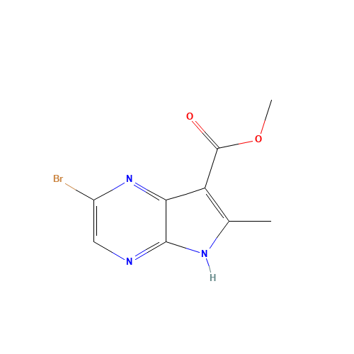 methyl 2-bromo-6-methyl-5H-pyrrolo[2,3-b]pyrazine-7-carboxylate (CAS: 1172943-37-1) - Related Chemical Product