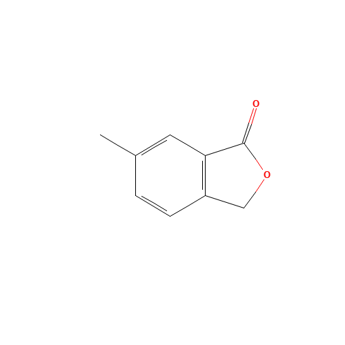 6-methyl-3H-2-benzofuran-1-one (CAS: 72985-23-0) - Chemical Structure and Molecular Formula 