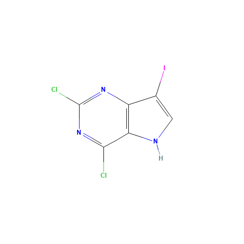 2,4-dichloro-7-iodo-5H-pyrrolo[3,2-d]pyrimidine (CAS: 928840-99-7) - Related Chemical Product