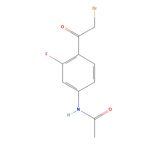 N-[4-(2-bromoacetyl)-3-fluorophenyl]acetamide (CAS: 1141886-90-9) - Related Chemical Product