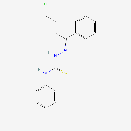1-[(4-chloro-1-phenylbutylidene)amino]-3-(4-methylphenyl)thiourea (CAS: 680215-20-7) - Related Chemical Product