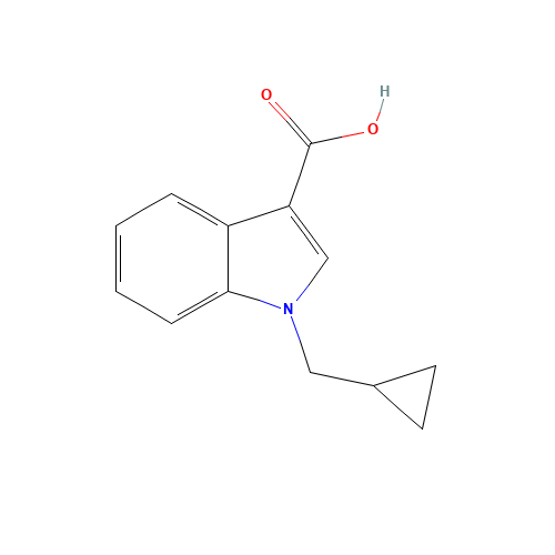 1-(cyclopropylmethyl)indole-3-carboxylic acid (CAS: 128200-22-6) - Related Chemical Product