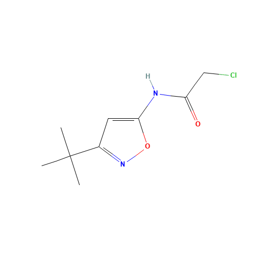 N-(3-tert-butyl-1,2-oxazol-5-yl)-2-chloroacetamide (CAS: 668980-81-2) - Related Chemical Product