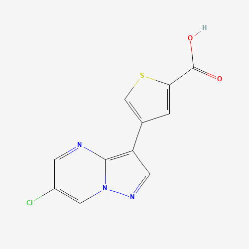 4-(6-chloropyrazolo[1,5-a]pyrimidin-3-yl)thiophene-2-carboxylic acid (CAS: 1314894-01-3) - Related Chemical Product