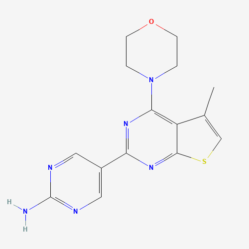 5-(5-methyl-4-morpholin-4-ylthieno[2,3-d]pyrimidin-2-yl)pyrimidin-2-amine (CAS: 1033740-44-1) - Related Chemical Product