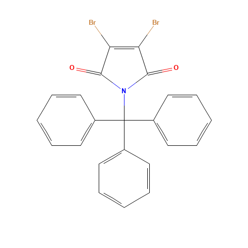 3,4-dibromo-1-tritylpyrrole-2,5-dione (CAS: 160989-35-5) - Related Chemical Product