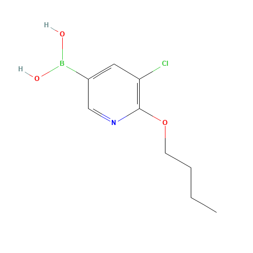 (6-butoxy-5-chloropyridin-3-yl)boronic acid (CAS: 1150114-71-8) - Related Chemical Product