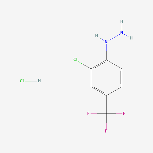 [2-chloro-4-(trifluoromethyl)phenyl]hydrazine;hydrochloride (CAS: 1029649-46-4) - Related Chemical Product