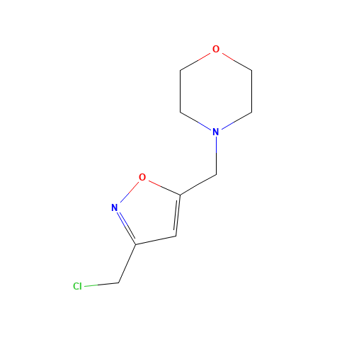 4-[[3-(chloromethyl)-1,2-oxazol-5-yl]methyl]morpholine (CAS: 953408-97-4) - Related Chemical Product