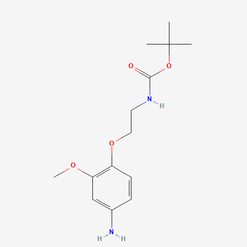 tert-butyl N-[2-(4-amino-2-methoxyphenoxy)ethyl]carbamate (CAS: 515141-26-1) - Related Chemical Product