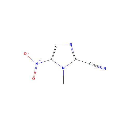 1-methyl-5-nitroimidazole-2-carbonitrile (CAS: 1615-42-5) - Related Chemical Product