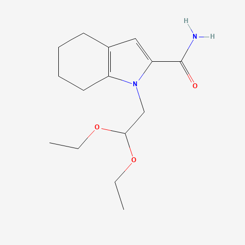 1-(2,2-diethoxyethyl)-4,5,6,7-tetrahydroindole-2-carboxamide (CAS: 1433990-31-8) - Related Chemical Product