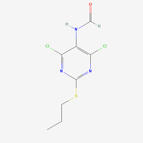 N-(4,6-dichloro-2-propylsulfanylpyrimidin-5-yl)formamide (CAS: 1402150-28-0) - Related Chemical Product