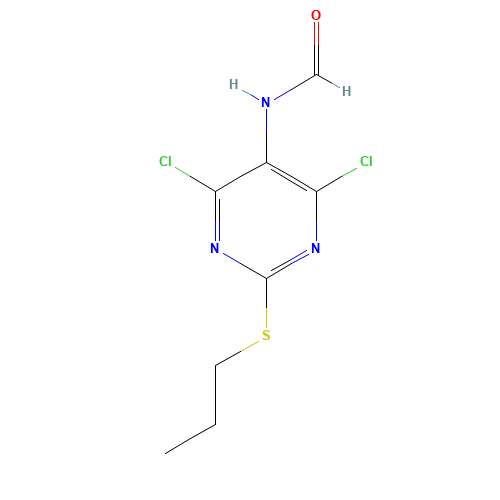 N-(4,6-dichloro-2-propylsulfanylpyrimidin-5-yl)formamide (CAS: 1402150-28-0) - Related Chemical Product