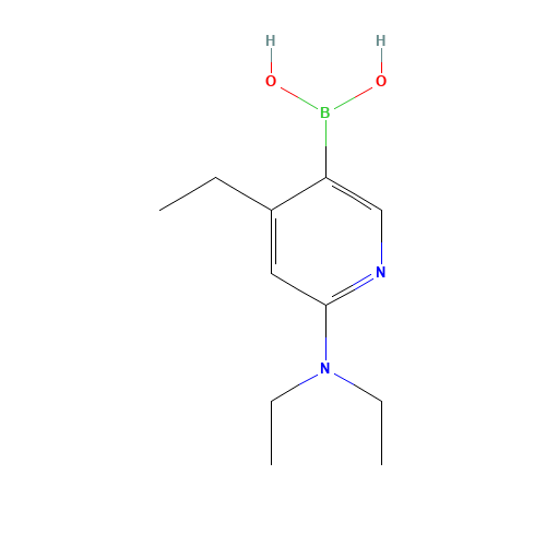 [6-(diethylamino)-4-ethylpyridin-3-yl]boronic acid (CAS: 848360-82-7) - Related Chemical Product
