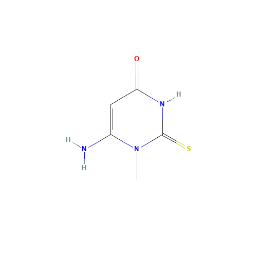 6-amino-1-methyl-2-sulfanylidenepyrimidin-4-one (CAS: 16837-08-4) - Related Chemical Product