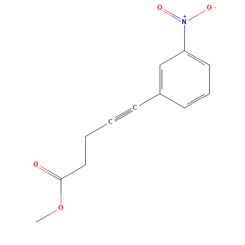 methyl 5-(3-nitrophenyl)pent-4-ynoate (CAS: 740842-40-4) - Related Chemical Product