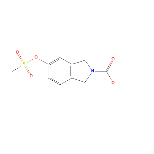 tert-butyl 5-methylsulfonyloxy-1,3-dihydroisoindole-2-carboxylate (CAS: 263888-59-1) - Related Chemical Product