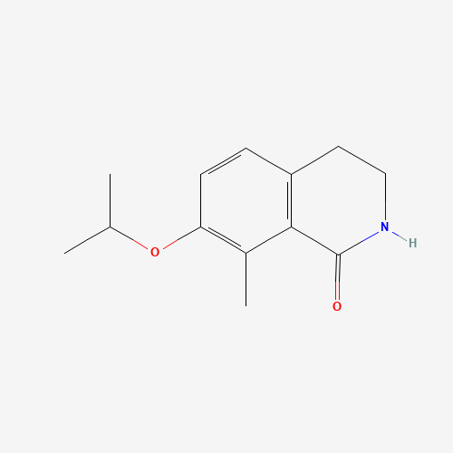 8-methyl-7-propan-2-yloxy-3,4-dihydro-2H-isoquinolin-1-one (CAS: 1616289-81-6) - Related Chemical Product