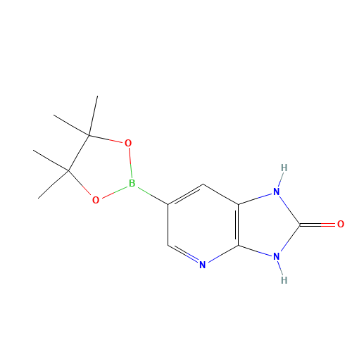 6-(4,4,5,5-tetramethyl-1,3,2-dioxaborolan-2-yl)-3,3a-dihydroimidazo[4,5-b]pyridin-2-one (CAS: 1209485-79-9) - Related Chemical Product