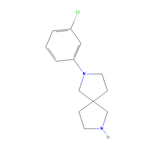2-(3-chlorophenyl)-2,7-diazaspiro[4.4]nonane (CAS: 1181220-89-2) - Related Chemical Product