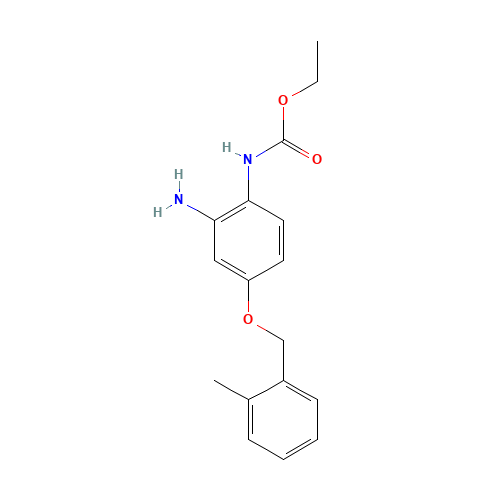 ethyl N-[2-amino-4-[(2-methylphenyl)methoxy]phenyl]carbamate (CAS: 1043425-10-0) - Related Chemical Product