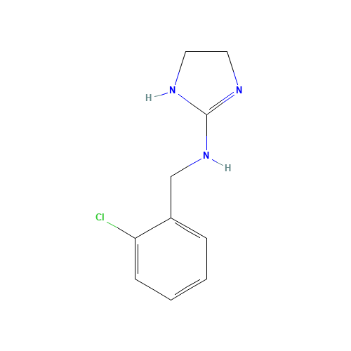 N-[(2-chlorophenyl)methyl]-4,5-dihydro-1H-imidazol-2-amine (CAS: 38941-28-5) - Related Chemical Product