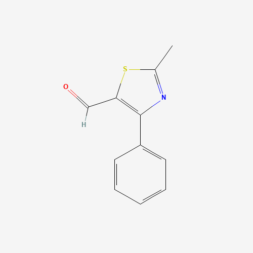 2-methyl-4-phenyl-1,3-thiazole-5-carbaldehyde (CAS: 857284-11-8) - Chemical Structure and Molecular Formula 