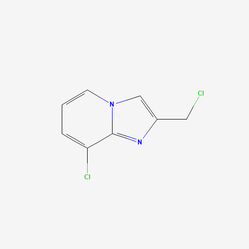 8-chloro-2-(chloromethyl)imidazo[1,2-a]pyridine (CAS: 885275-94-5) - Chemical Structure and Molecular Formula 