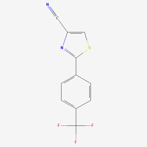 2-[4-(trifluoromethyl)phenyl]-1,3-thiazole-4-carbonitrile (CAS: 174006-77-0) - Related Chemical Product