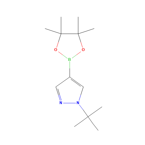 1-tert-butyl-4-(4,4,5,5-tetramethyl-1,3,2-dioxaborolan-2-yl)pyrazole (CAS: 1256359-15-5) - Related Chemical Product