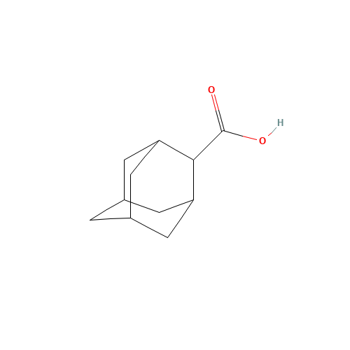 adamantane-2-carboxylic acid (CAS: 15897-81-1) - Chemical Structure and Molecular Formula 