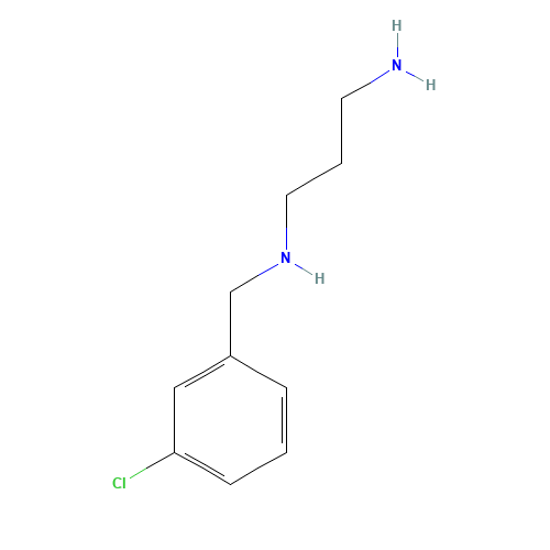 N'-[(3-chlorophenyl)methyl]propane-1,3-diamine (CAS: 97145-99-8) - Related Chemical Product