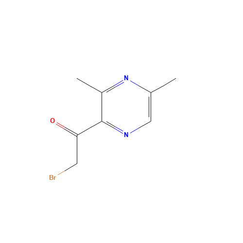 2-bromo-1-(3,5-dimethylpyrazin-2-yl)ethanone (CAS: 1421923-04-7) - Related Chemical Product
