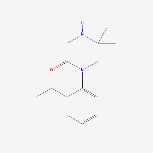 1-(2-ethylphenyl)-5,5-dimethylpiperazin-2-one (CAS: 1000049-04-6) - Related Chemical Product