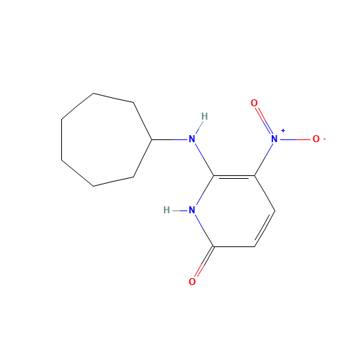 6-(cycloheptylamino)-5-nitro-1H-pyridin-2-one (CAS: 1217349-92-2) - Related Chemical Product