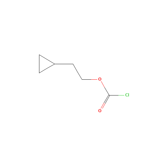 2-cyclopropylethyl carbonochloridate (CAS: 171549-12-5) - Related Chemical Product