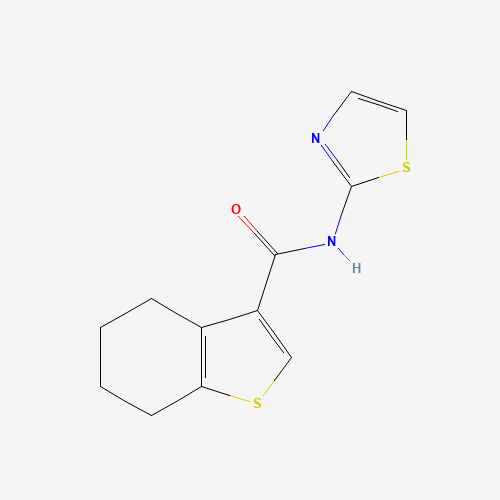 N-(1,3-thiazol-2-yl)-4,5,6,7-tetrahydro-1-benzothiophene-3-carboxamide (CAS: 428848-25-3) - Related Chemical Product