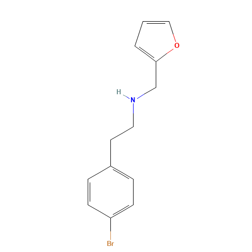 2-(4-bromophenyl)-N-(furan-2-ylmethyl)ethanamine (CAS: 156391-40-1) - Related Chemical Product