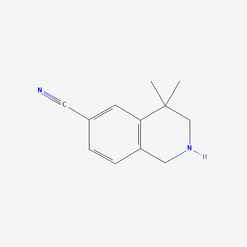 4,4-dimethyl-2,3-dihydro-1H-isoquinoline-6-carbonitrile (CAS: 264602-89-3) - Related Chemical Product