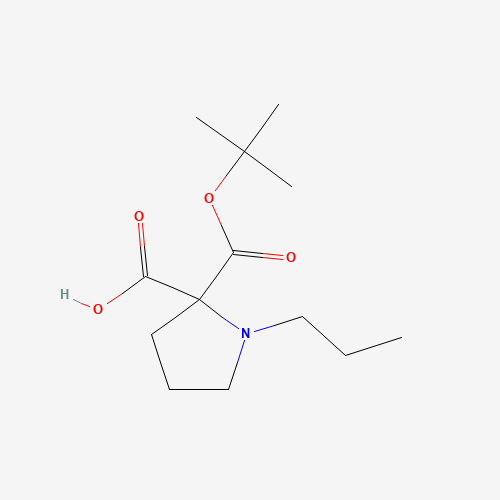 1-[(2-methylpropan-2-yl)oxycarbonyl]-2-propylpyrrolidine-2-carboxylic acid (CAS: 351002-88-5) - Related Chemical Product